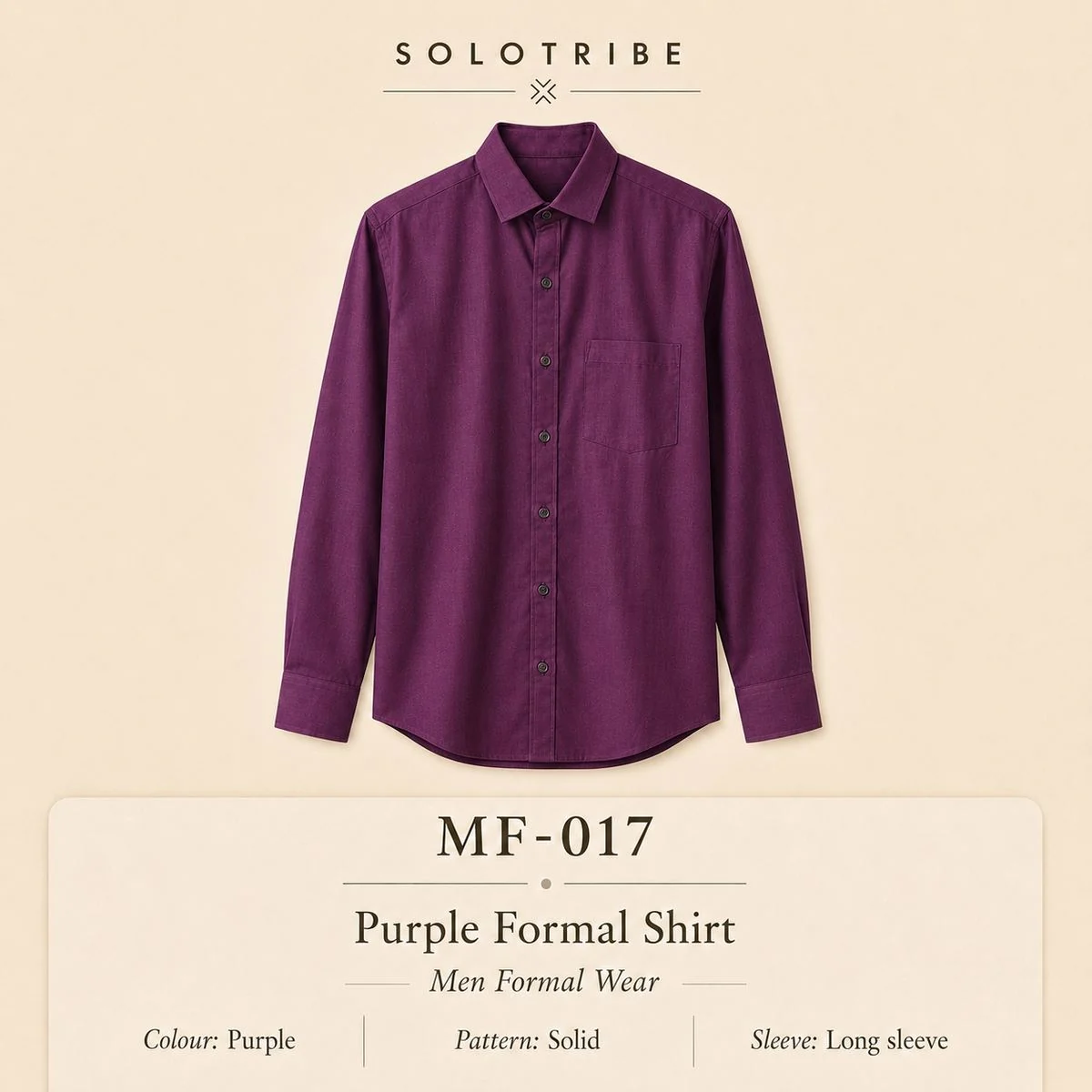 Purple Formal Shirt